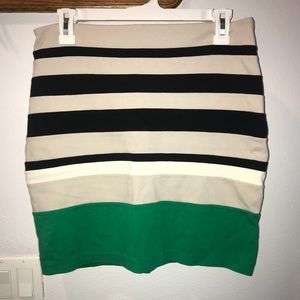 Express striped skirt size 10